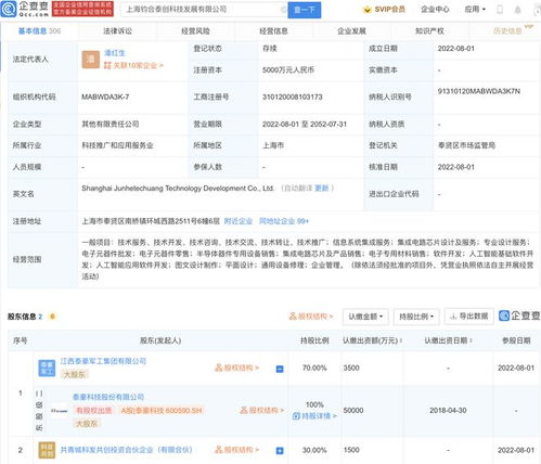 泰豪科技布局芯片与软件开发领域，成立新公司拓展业务版图
